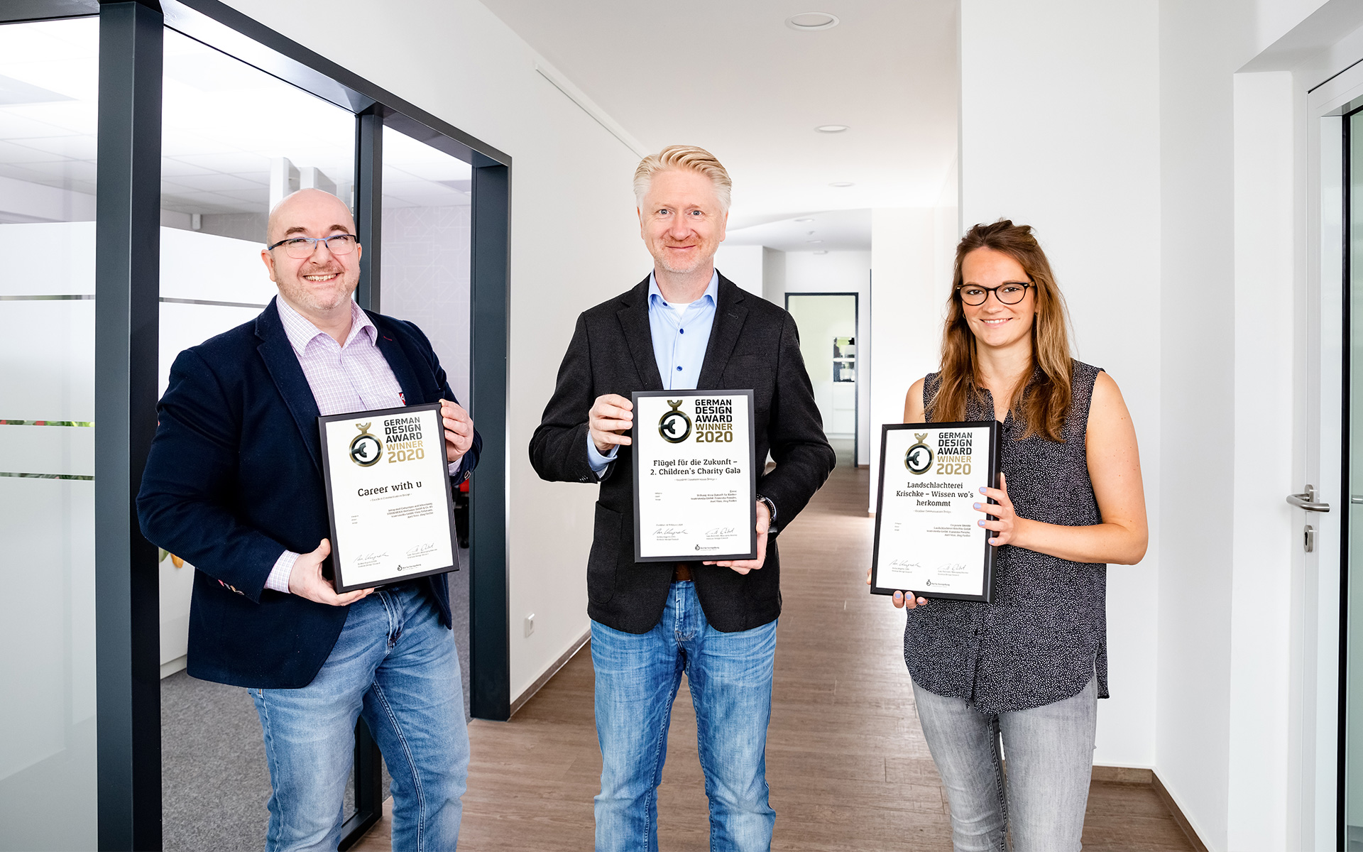 German Design Award Triple für team4media